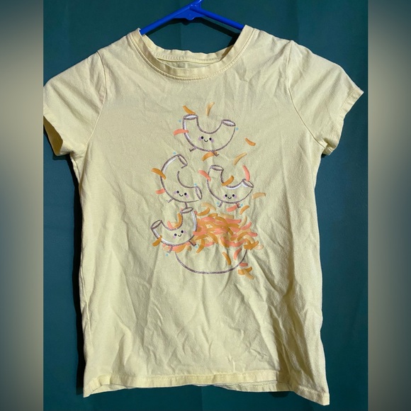 Cat & Jack Mac and Cheese Girls T-Shirt - Picture 1 of 4